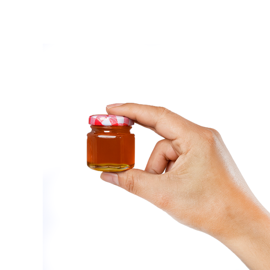 15 frasquitos 60 g Miel Pura de los Bosques Montanos