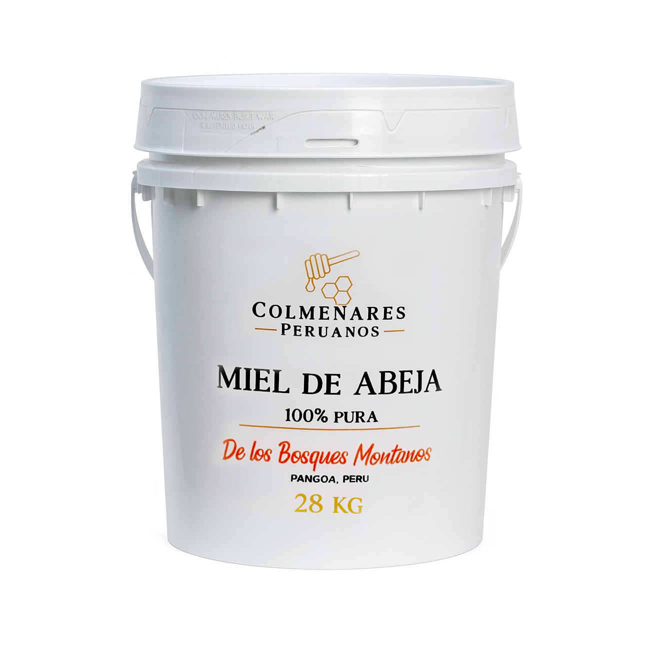 Miel Pura de los Bosques Montanos Balde de 28 KG