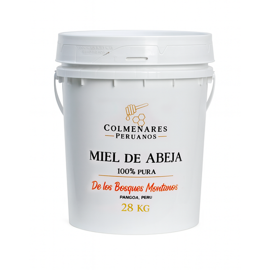 Miel Pura de los Bosques Montanos Balde de 28 KG