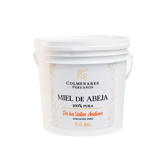 Miel Pura de los Valles Andinos Balde de 5.6 kg